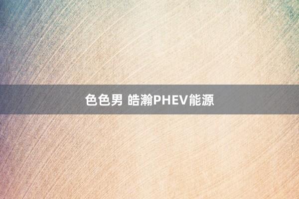 色色男 皓瀚PHEV能源