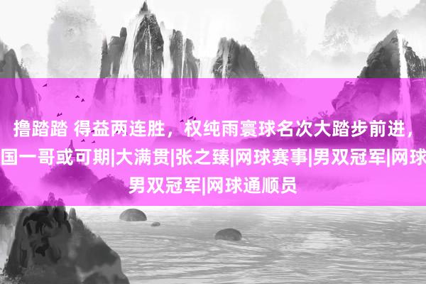 撸踏踏 得益两连胜，权纯雨寰球名次大踏步前进，重回韩国一哥或可期|大满贯|张之臻|网球赛事|男双冠军|网球通顺员